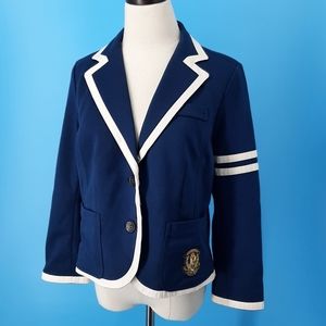 Like New Vintage 2006 PINK Victoria's Secret Navy Preppy Varsity Jacket